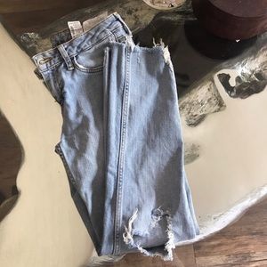 Zara ripped jeans